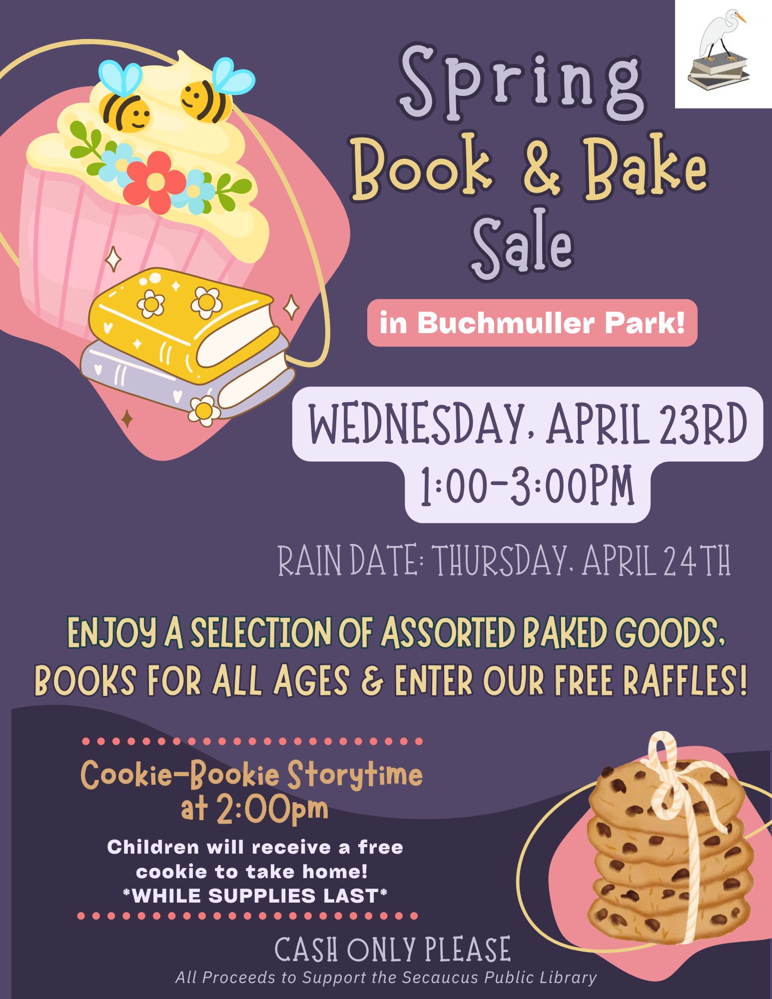 Book and Bake Sale
