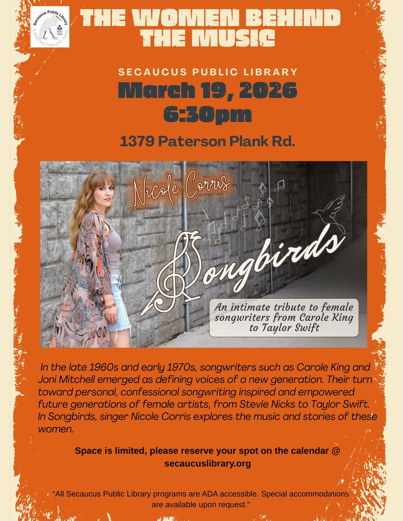 SONGBIRDS THE WOMAN BEHIND THE MUSIC WITH NICOLE CORRIS